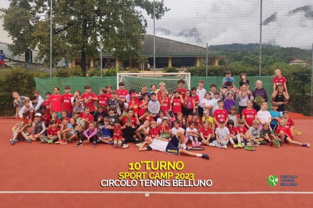 Decimo turno Sport Camp 2023 | Circolo Tennis Belluno