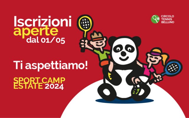 Dal 1 maggio si aprono le iscrizioni allo Sport Camp 2024