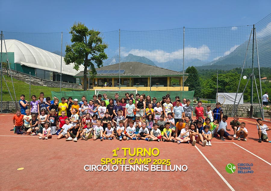 1° Turno Sport Camp 2025 | Circolo Tennis Belluno 1° Turno Sport Camp 2025 | Circolo Tennis Belluno