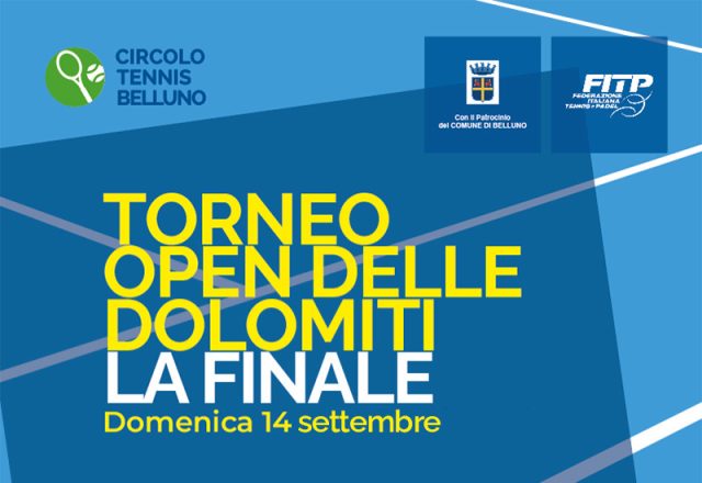 Torneo Open delle Dolomiti. La finale, domenica 14 settembre